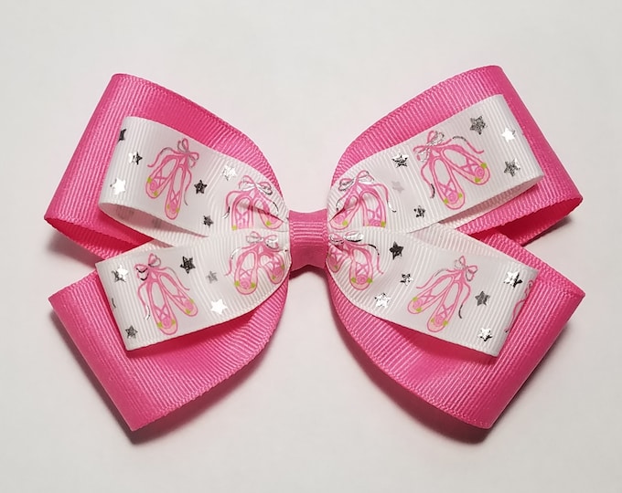 5" Ballet Hair Bow *You Choose Solid Bow Color*