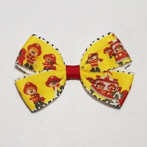 3&quot; Firefighter Hair Bow *CLEARANCE*