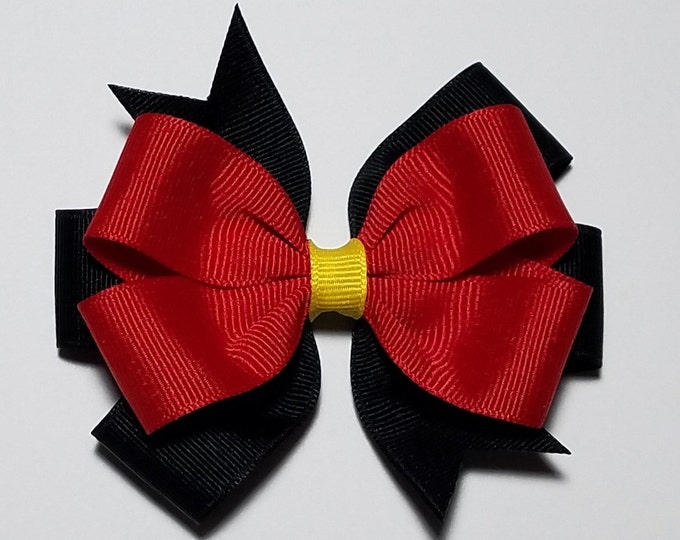 3.5" Flag Color Hair Bow *You Choose Color*