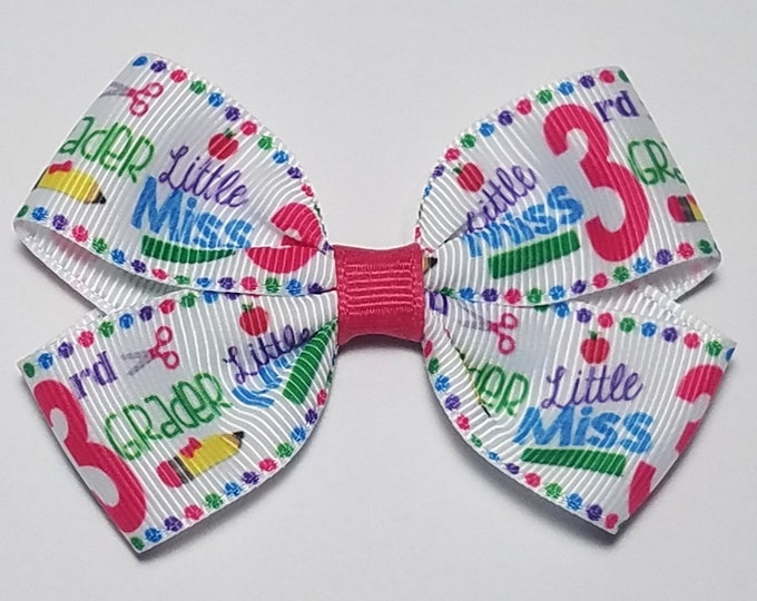 3" 3rd Grade Hair Bow