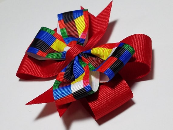 Building Blocks Hair Bow you Choose Solid Bow - Etsy Building Blocks Hair Bow you Choose Solid Bow - Etsy