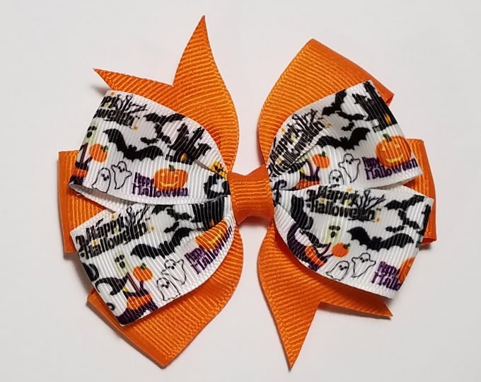 3.5" Happy Halloween Hair Bow *CLEARANCE*