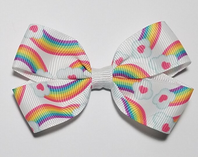 3" Rainbow Hair Bow