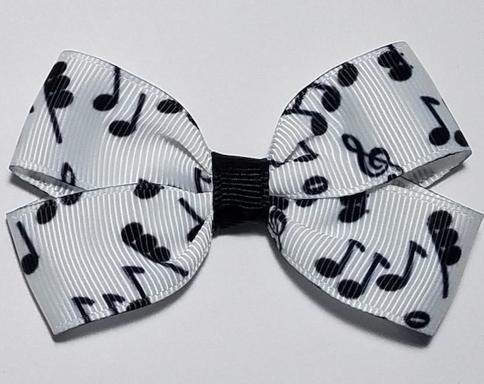 3" Music Note Hair Bow