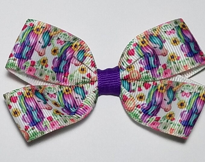 3" Unicorn Hair Bow *CLEARANCE*