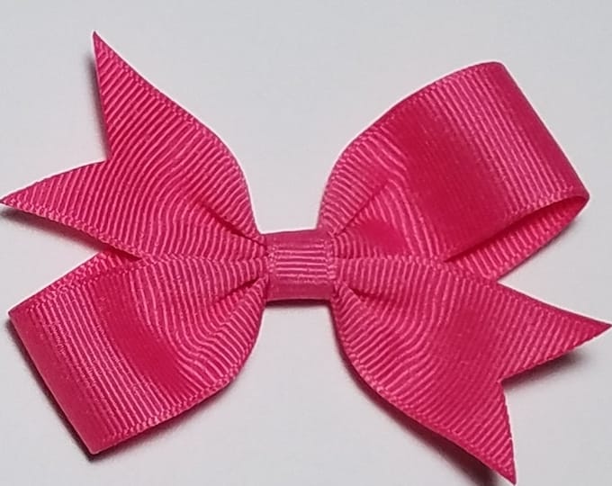 3" Solid Two Loop Hair Bow *You Choose Color*