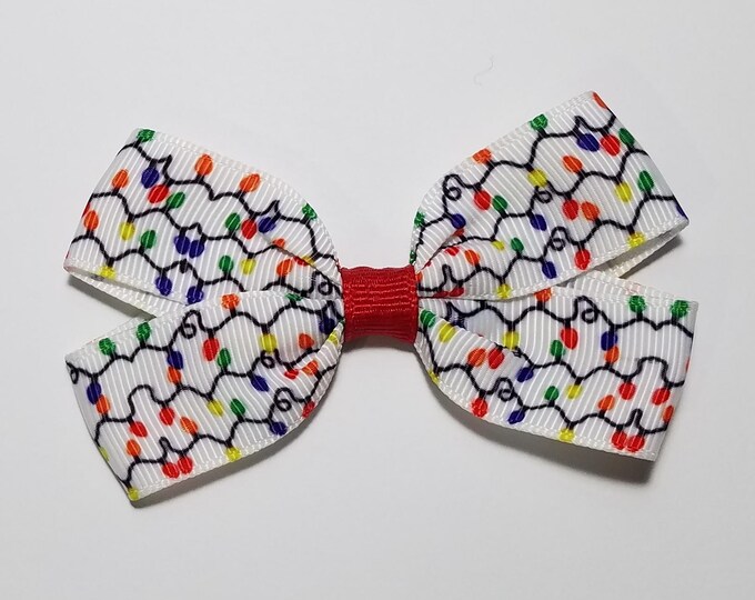 3" Christmas Lights Hair Bow