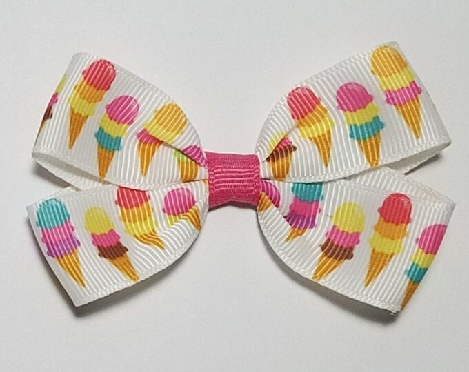 3" Ice Cream Hair Bow