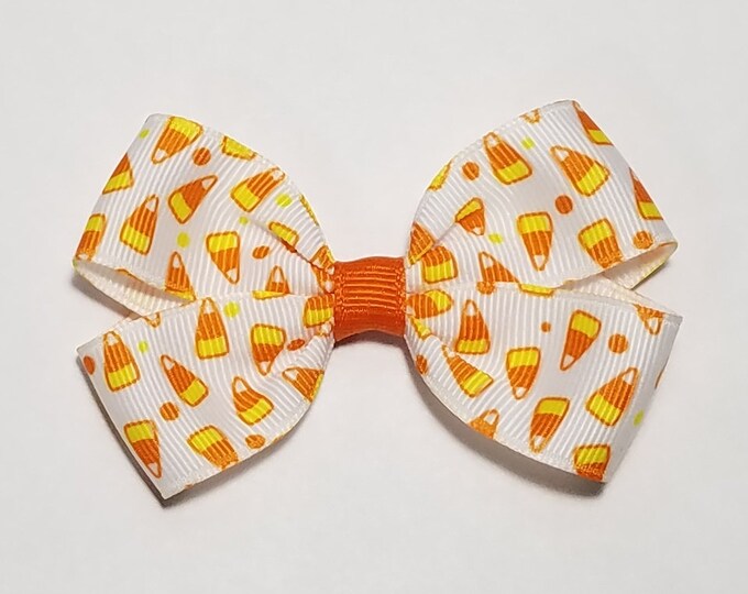 3" Candy Corn Hair Bow