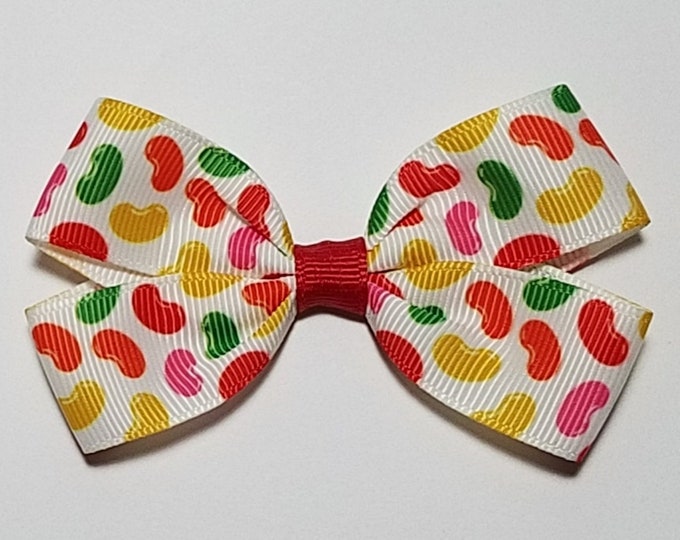 3" Jelly Bean Hair Bow