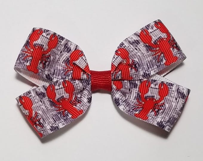3" Crawfish Hair Bow