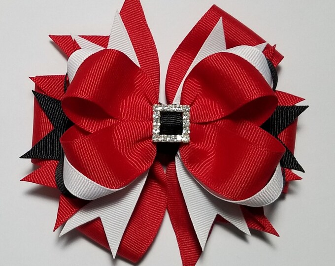 5" Santa Claus OTT Hair Bow