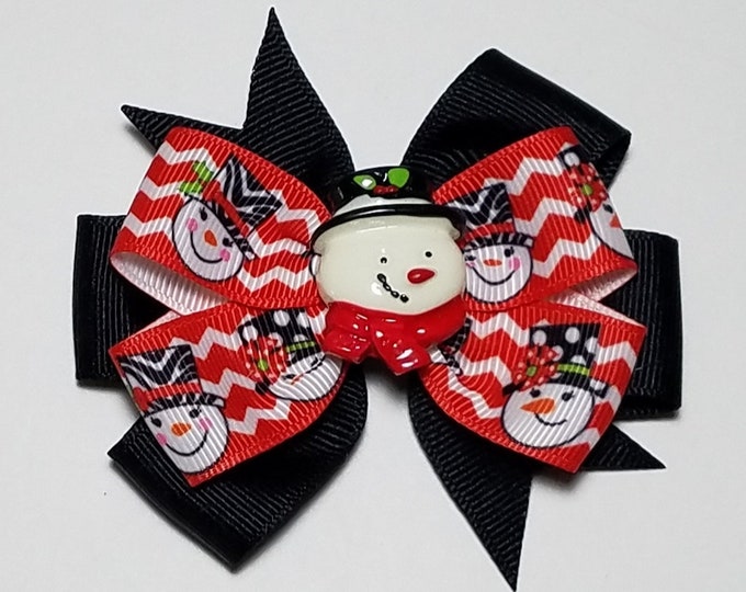 3.5" Snowman Hair Bow