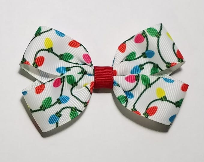 3" Christmas Lights Hair Bow
