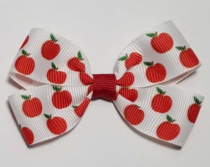 3" Apple Hair Bow