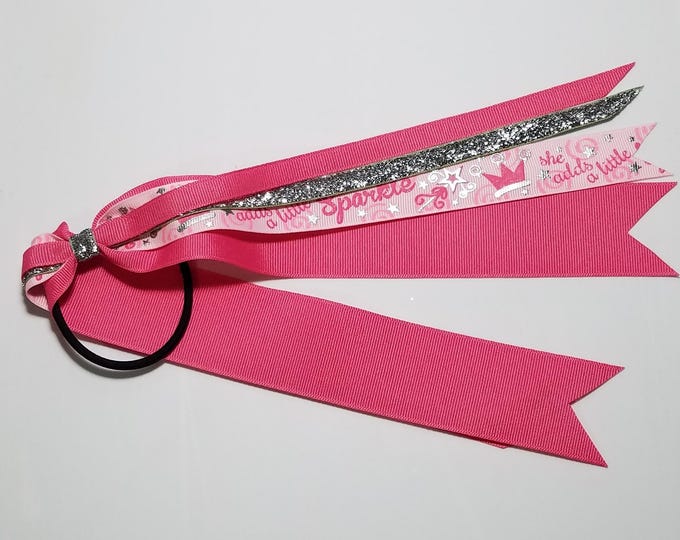 She Adds A Little Sparkle Ponytail Streamer *CLEARANCE*