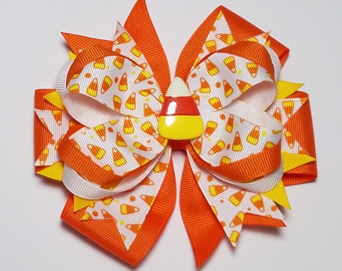 5" Candy Corn OTT Hair Bow