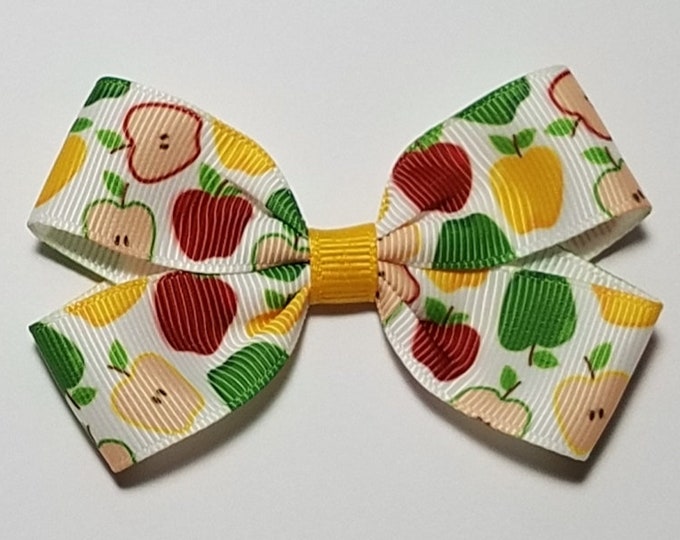 3" Apple Hair Bow