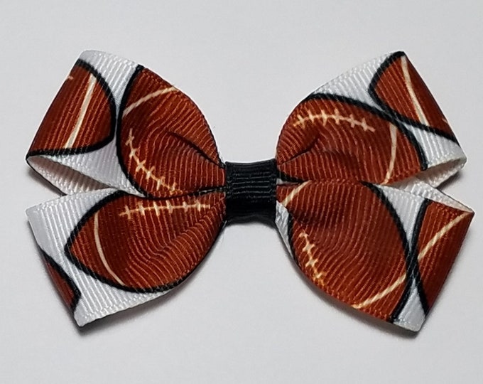 3" Football Hair Bow