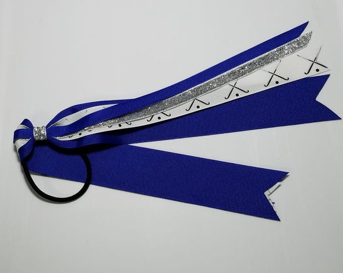 Hockey Ponytail Streamer *You Choose Solid Color & Length*