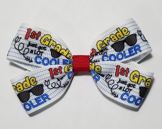 3" 1st Grade Hair Bow