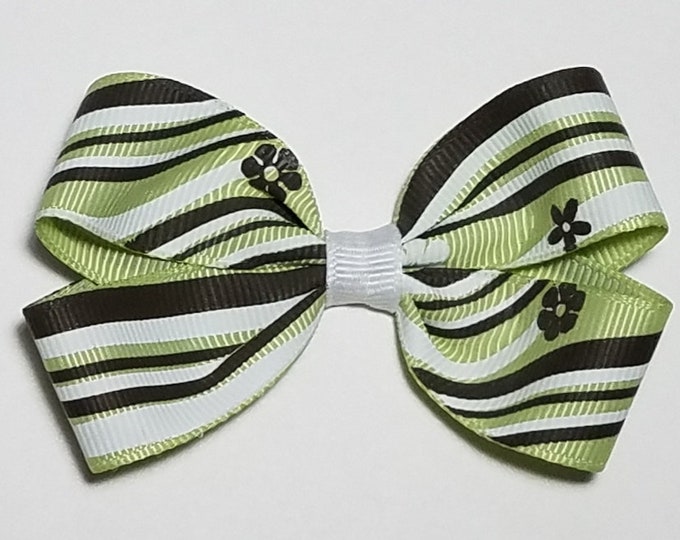 3" Stripe Hair Bow *CLEARANCE*