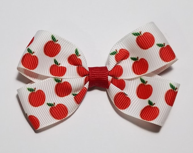 3" Apple Hair Bow
