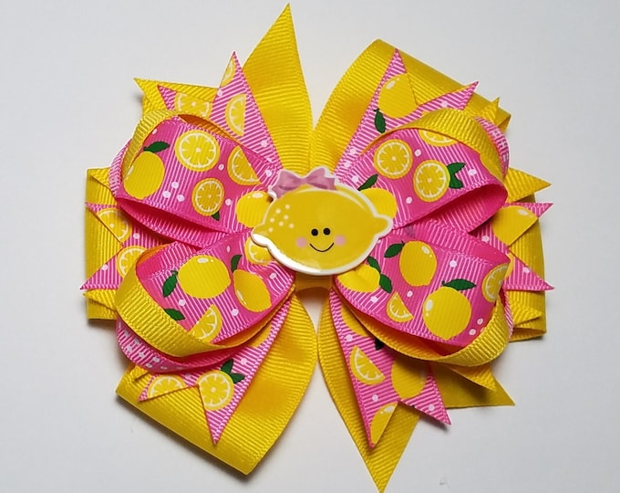 5" Lemon OTT Hair Bow