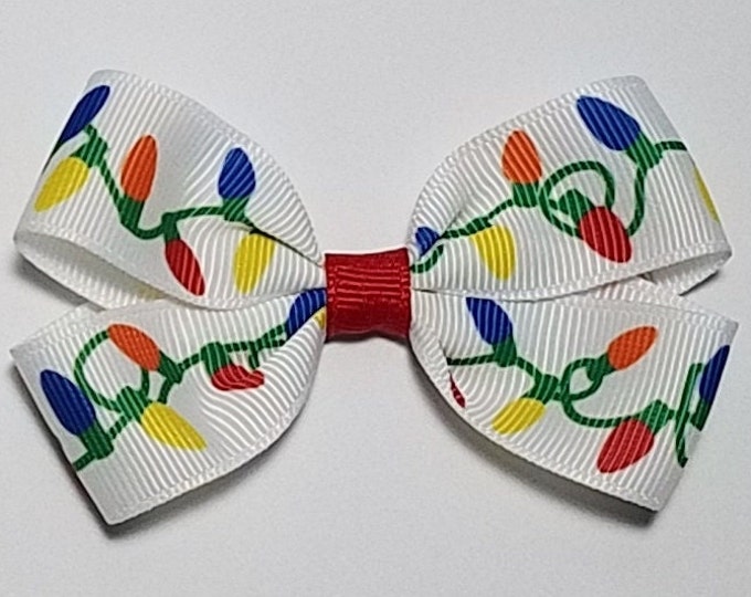 3" Christmas Lights Hair Bow