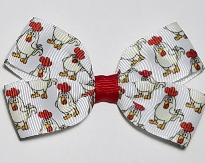 3" Chicken Hair Bow
