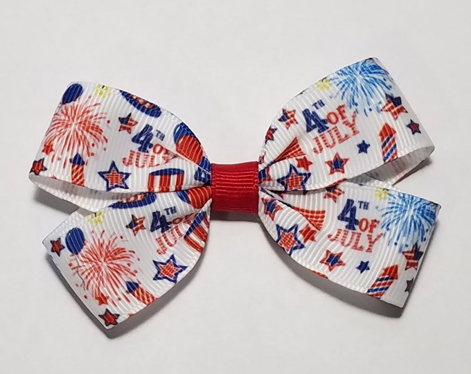 3" 4th of July Hair Bow *CLEARANCE*