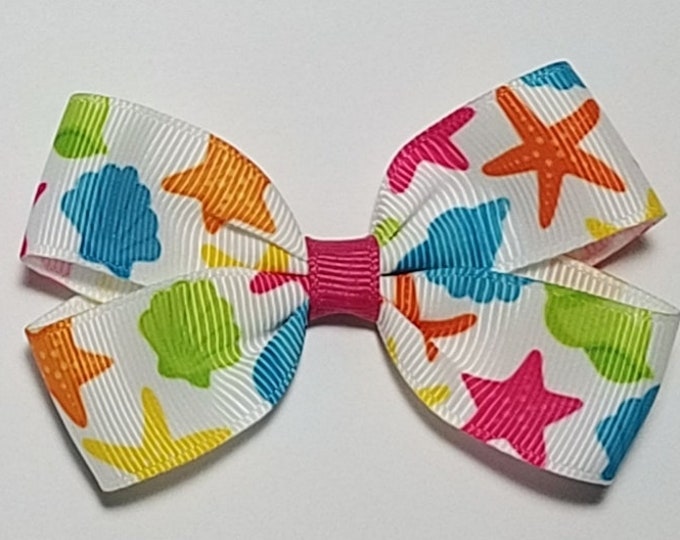 3" Seashell Hair Bow