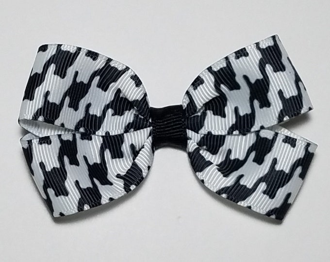 3" Houndstooth Hair Bow