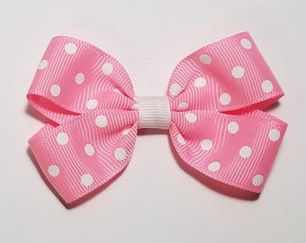3" Polka Dot Hair Bow *Choose from 24 Colors*