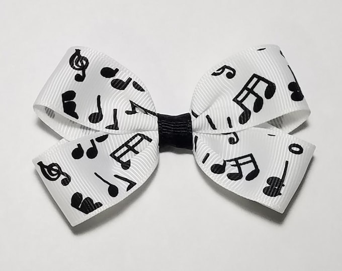 3" Music Note Hair Bow