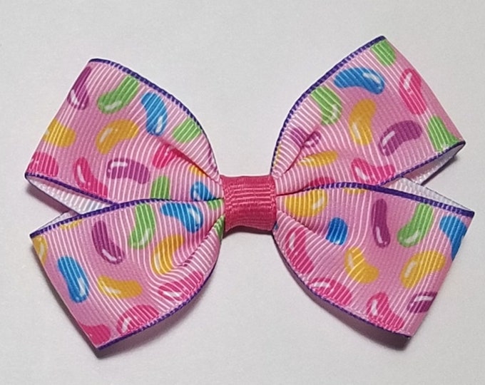 3" Jelly Bean Hair Bow