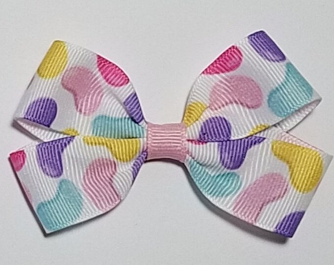 3" Jelly Bean Hair Bow