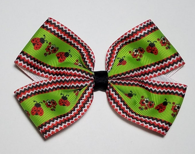 5" Ladybug Hair Bow *CLEARANCE*