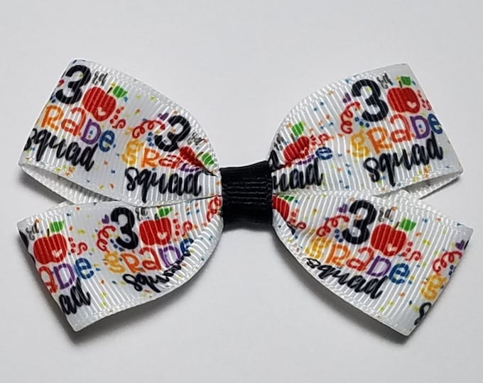 3" 3rd Grade Hair Bow *CLEARANCE*