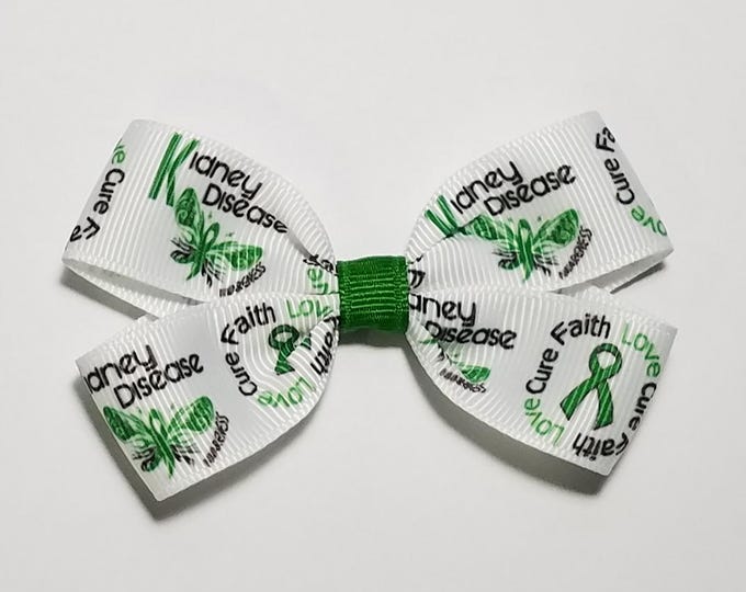 3" Kidney Disease Hair Bow