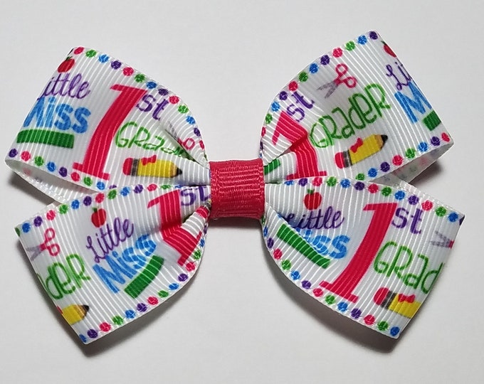 3" 1st Grade Hair Bow