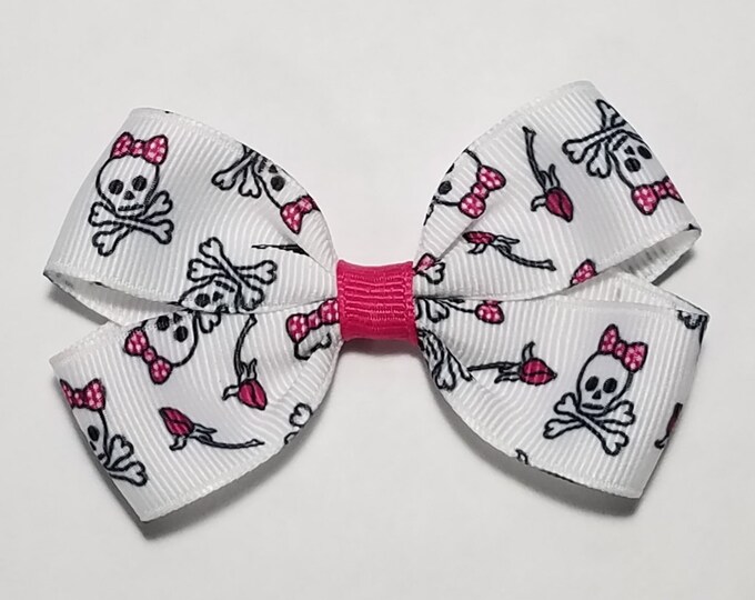 3" Skull & Crossbones Hair Bow