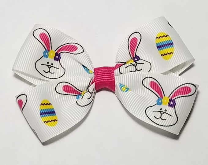 3" Easter Bunny Hair Bow *CLEARANCE*