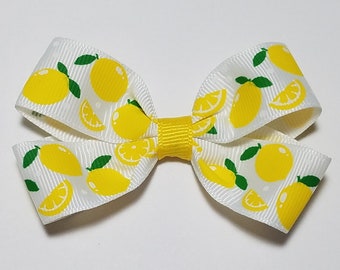 3" Lemon Hair Bow