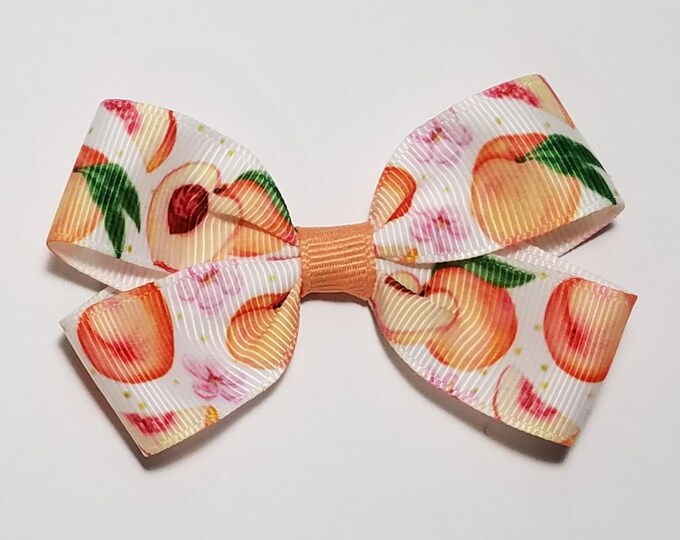 3" Peaches Hair Bow