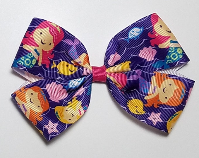5" Mermaid Hair Bow