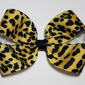 5&quot; Cheetah Hair Bow *CLEARANCE*