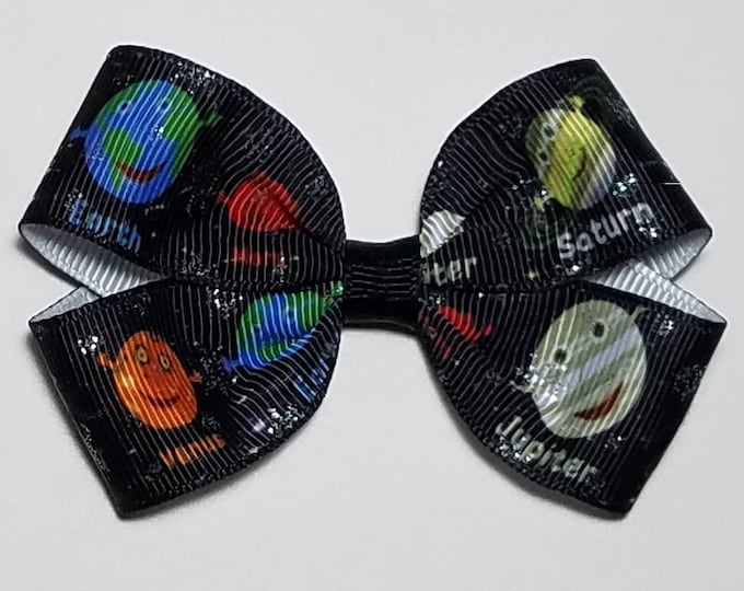 3" Planet Hair Bow
