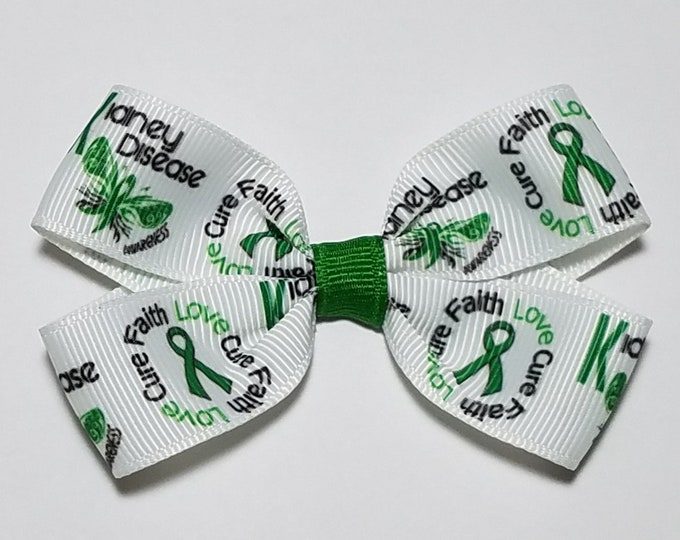 3" Kidney Disease Hair Bow