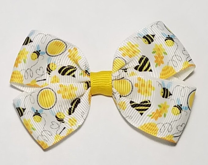 3" Bee Hair Bow